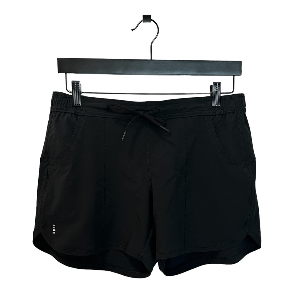 Lands End Black Stretch Athletic Shorts w/ Pockets SZ 10p